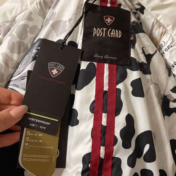 Postcard Lomnica Insulated Ski Jacket with Real Fur - Picture 5 of 9